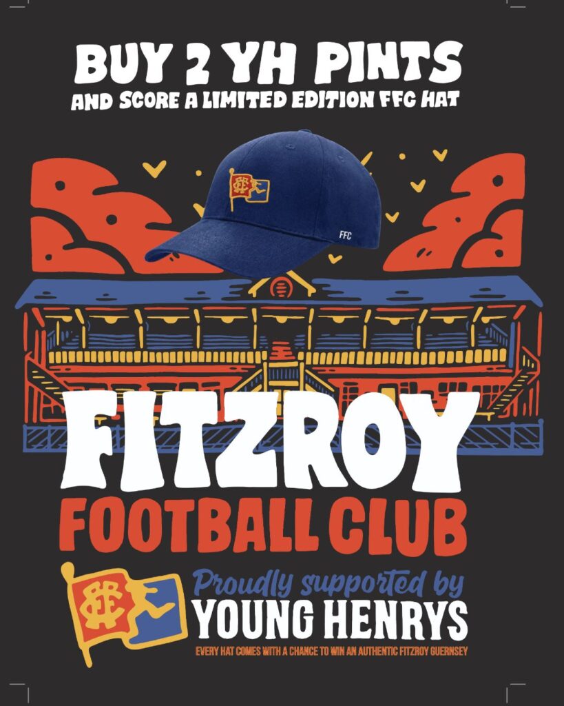 Young Henrys Fitzroy Football Club Hat Promo