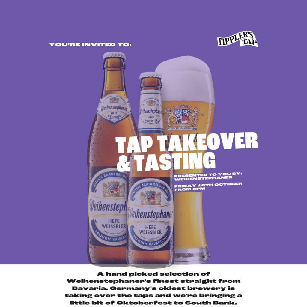 Tap Takeover October 2026 Tippler's Tap